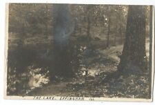 Effingham, IL Illinois 1905 RPPC Postcard, Lake Scene picture