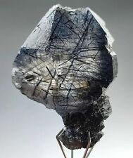 Magnesio-Riebeckite Included Blueish Quartz Crystal Having Good Luster & Growth. picture