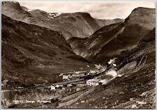 Norge Myrdal Aurland Norway Mountain Railway Real Photo RPPC Postcard picture