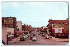 c1960's Business District Cattle Country Sheridan Wyoming WY Buildings Postcard picture