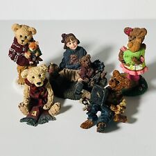 Boyd's Bears and Friends Figurines  1990's - Lot of 5 - Country Folk Rustic picture
