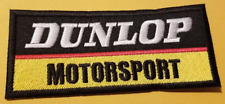 Embroidered  DUNLOP MOTORSPORTS TIRES Patch * picture