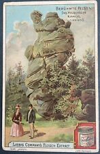 Victorian Trade Card Liebig's Extract of Meat Company Rock Formation Poland picture