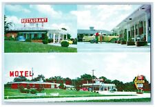 c1960 Stones Motel Restaurant Exterior Murfreesboro Tennessee Multiview Postcard picture