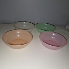 Set of 4 Vintage Tupperware Mini Wonderlier Bowls Pastel Colors Snacks Baby  picture