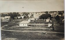 RPPC c1910 Panoramic Of Small Midwest Town Vintage Unposted Postcard picture