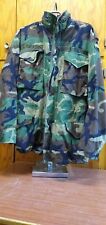 U.S. ARMY Jacket/Coat COLD WEATHER Field WOODLAND CAMOUFLAGE  small regular picture