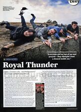 2015 Royal Thunder Band Promo Magazine PRINT ARTICLE Fan Collectible (1325) picture