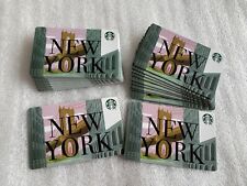 22 x New Starbucks 2018 REGIONAL NEW YORK NYC BROOKLYN BRIDGE GIFT CARD LIMITED picture