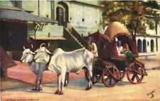 PC CPA INDIA, JEYPORE ZENANA CARRIAGE, Vintage Postcard (b21880) picture