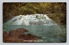 Postcard Paradise Falls Cresco Pennsylvania, Antique N7 picture