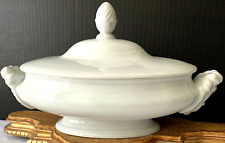 Antique French White Porcelain Tureen picture