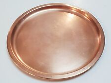 Vintage Scandinavian Solid Copper Underplate/Charger/Coaster picture