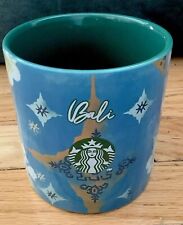 Starbucks Bali Mug Blue Ceramic - 16 oz - Rare NEW NWT picture