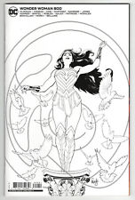 Wonder Woman #800 NM 9.4 Yanick Paquette Black & White 1:50 Variant picture