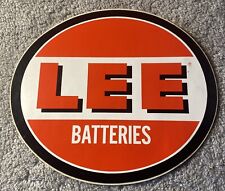 Original Vintage NOS LEE Batteries Sticker ~6.25x5.5”  O picture