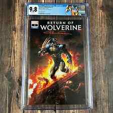 Return of Wolverine #1 CGC 9.8 Clayton Crain Non-Witnessed Signature on Cover picture