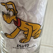 Vintage Pluto Walt Disney Production Clear Glass 5 1/2” Collectible Bright picture