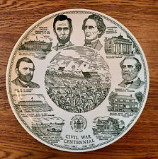 Vintage Kettlesprings Kilns 10-inch Civil War Centennial Plate picture