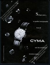 1953 Cyma Chronometer watch photo Swiss vintage print ad picture