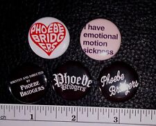 5 Phoebe Bridgers Button Pins Badges Brooches Lot Set Indie Rock Boygenius picture