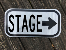 STAGE road sign 12