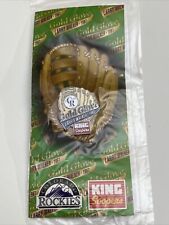 Larry Walker Colorado Rockies 1997 Gold Glove Coors Field Baseball Lapel Hat Pin picture