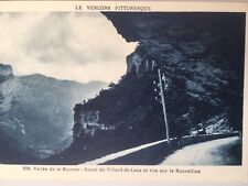 CPA Le Vercors picturesque Route de Villard-de-lans and view of the Bourbillon  picture