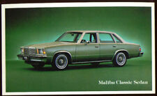 1979 Chevrolet Malibu Classic Sedan dealer postcard picture