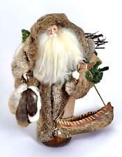 Forever Christmas Chelsea Santa Claus Wilderness 22” Handmade Rustic Decor picture