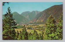 Postcard Cascade Mountains Icicle Canyon near Leavenworth Washington picture
