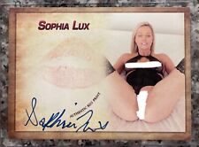 Collectors Expo 💫 Authentic Auto Kiss Card 💫  🔥Sophia Lux 2020🔥 picture
