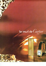 1973 Advertising 088 Advertising Les Must Cartier Jeweler Lighter Watch* picture