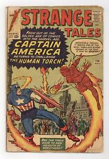 Strange Tales #114 GD- 1.8 1963 1st post-Golden Age Captain America (disguised) picture