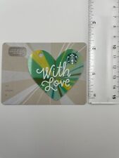 Starbucks Valentine's Collection Mini Heart 2017 WITH LOVE New No Value picture