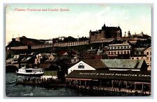 chateau frontenac and Citadel Quebec Canada vintage Postcard Unused picture