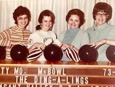 T2 Liberty Missouri Women PTA League 1974 Bowling Balls Team Ding A Lings picture