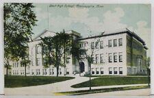 West Side High School Minneapolis Minnesota 1918 to Shafer Minn Postcard P4 picture