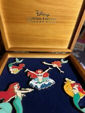 Disney Little Mermaid Pin Set, LE 1500 15th Anniversary Ariel 2004 RARE picture
