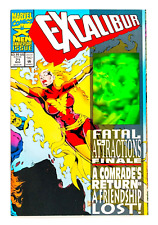 Excalibur #71 (1993 Marvel) Fatal Attractions Hologram Joe Madureira Cover NM- picture