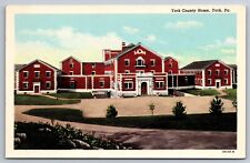 York PA Pennsylvania Postcard York County Home Massive Mansion Residence picture