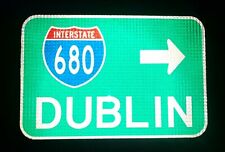 DUBLIN, California route road sign 18