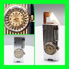 Vintage Torvic Watch And Cygnus Petrol Lighter - Fully Functional - Rare - HTF  picture