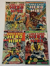 1970s Marvel LUKE CAGE HERO FOR HIRE #12 13 14 15 ~ lower grade picture