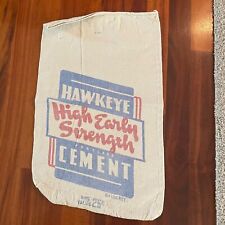 Vintage HAWKEYE 5lb Cement Bag High Early Strength Portland picture