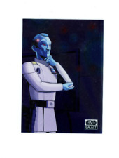 Topps Star Wars Galaxy Chrome Series Grand Admiral Thrawn's Private Quarters #98 picture