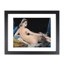 The Grand Odalisque Jean Auguste Dominique Ingres Framed Reprint 8X10 Photo picture