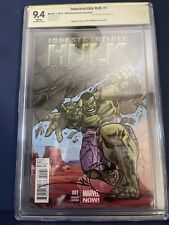 Indestructible Hulk # 1B Simonson Variant 1:50 Signed By Walt Simonson CBCS 9.4 picture