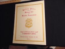 Vintage Program 1961 Annual Ball Buffalo Police NY PD Patrolman Awards K-9 Corps picture