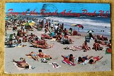 Fun At The Beach Asbury Park New Jersey Posted 1984 Postcard picture
